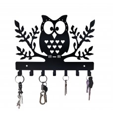 Key Holder Owl Steel Key Hanger With 7 Hooks 2.5 cm   332733312609